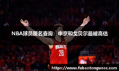 NBA球员匿名查询：申京和戈贝尔最被高估